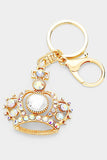 Crystal Crown Key Chain