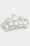 Pearl Crown Pin