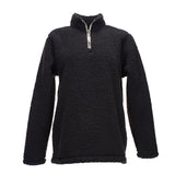 J America Warm and Soft Ladies 1/4 Zip Pullover Sherpa